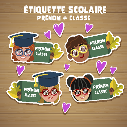 Étiquette Scolaire