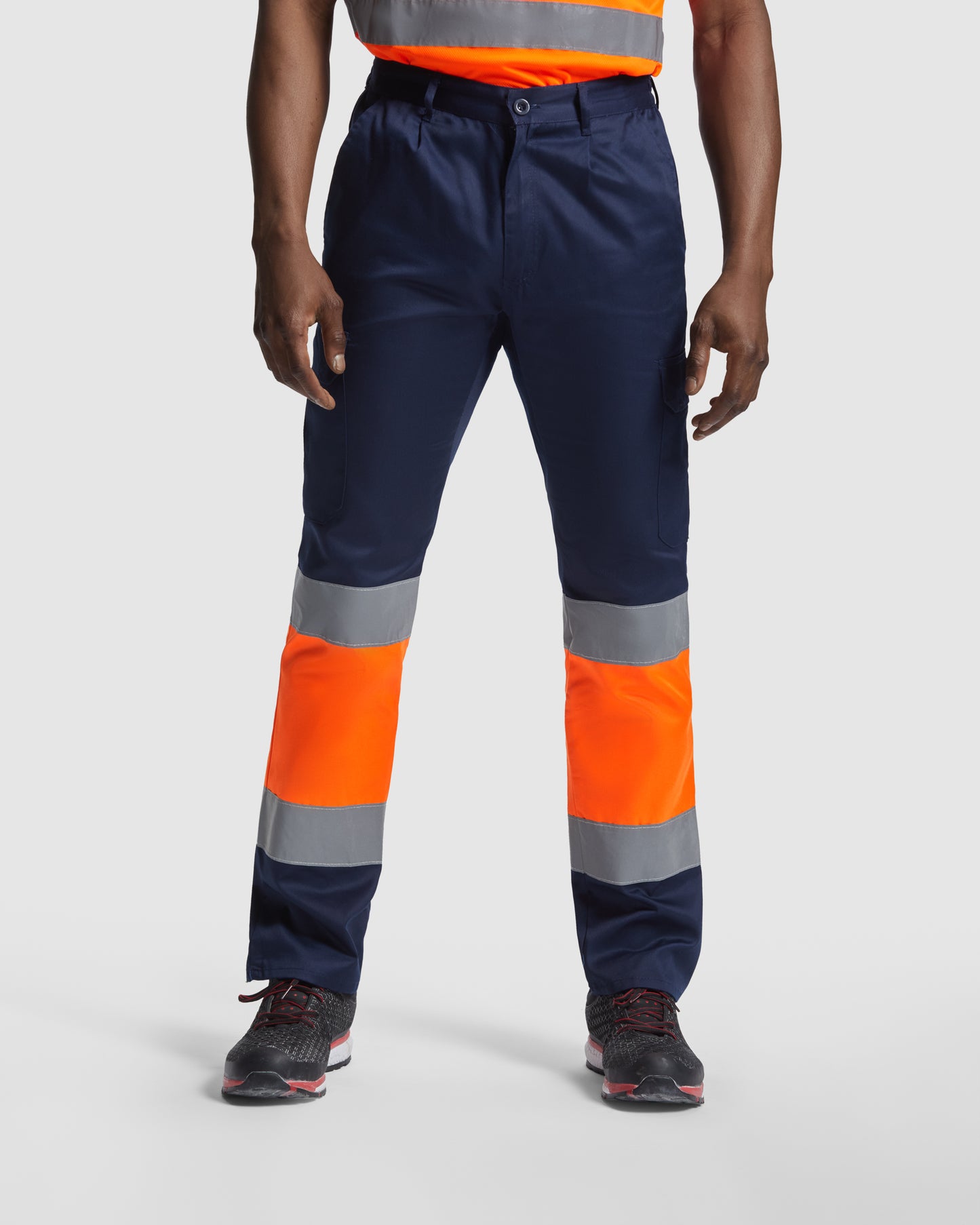 Pantalon multi-poches haute visibilité