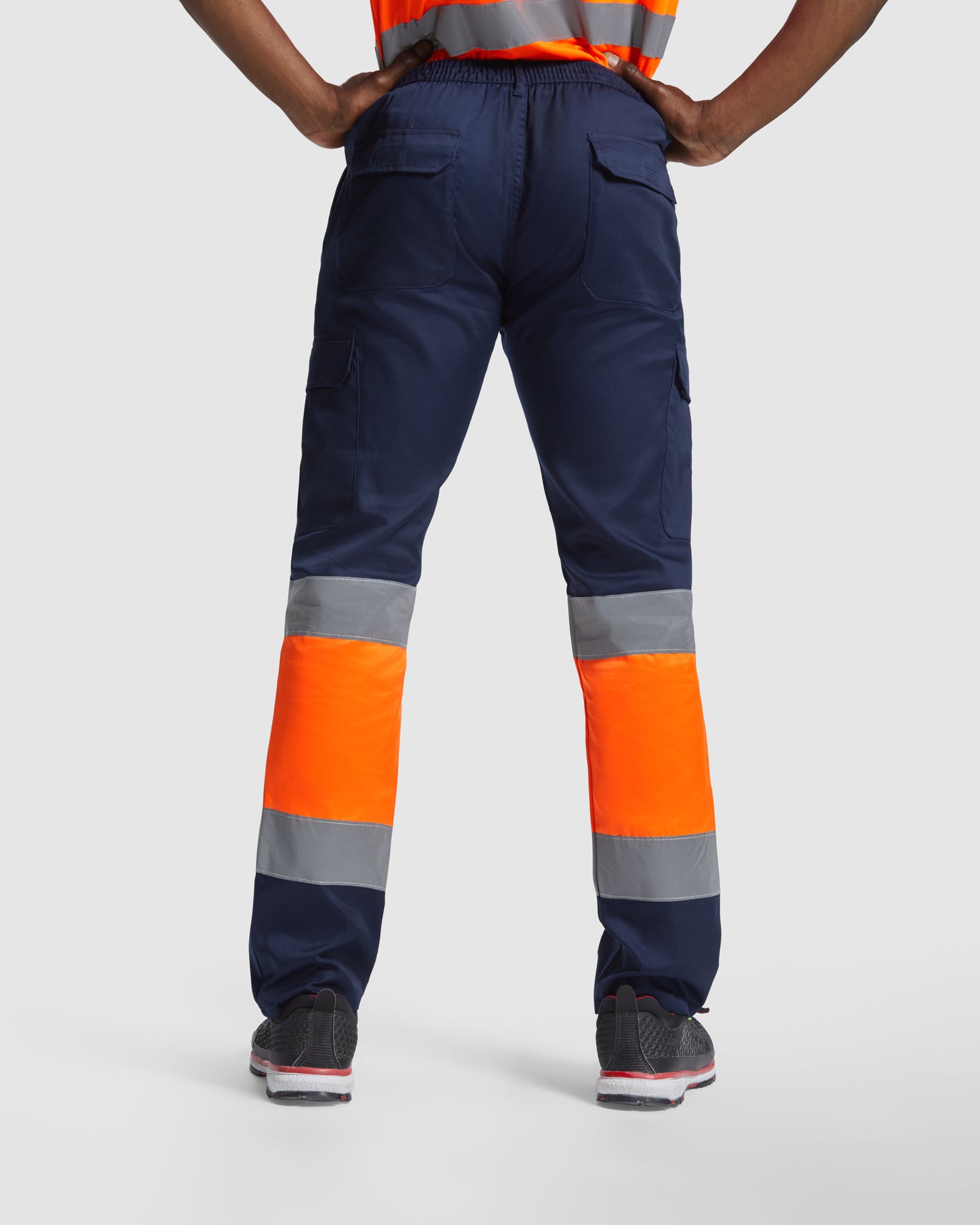 Pantalon multi-poches haute visibilité