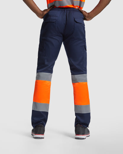Pantalon multi-poches haute visibilité