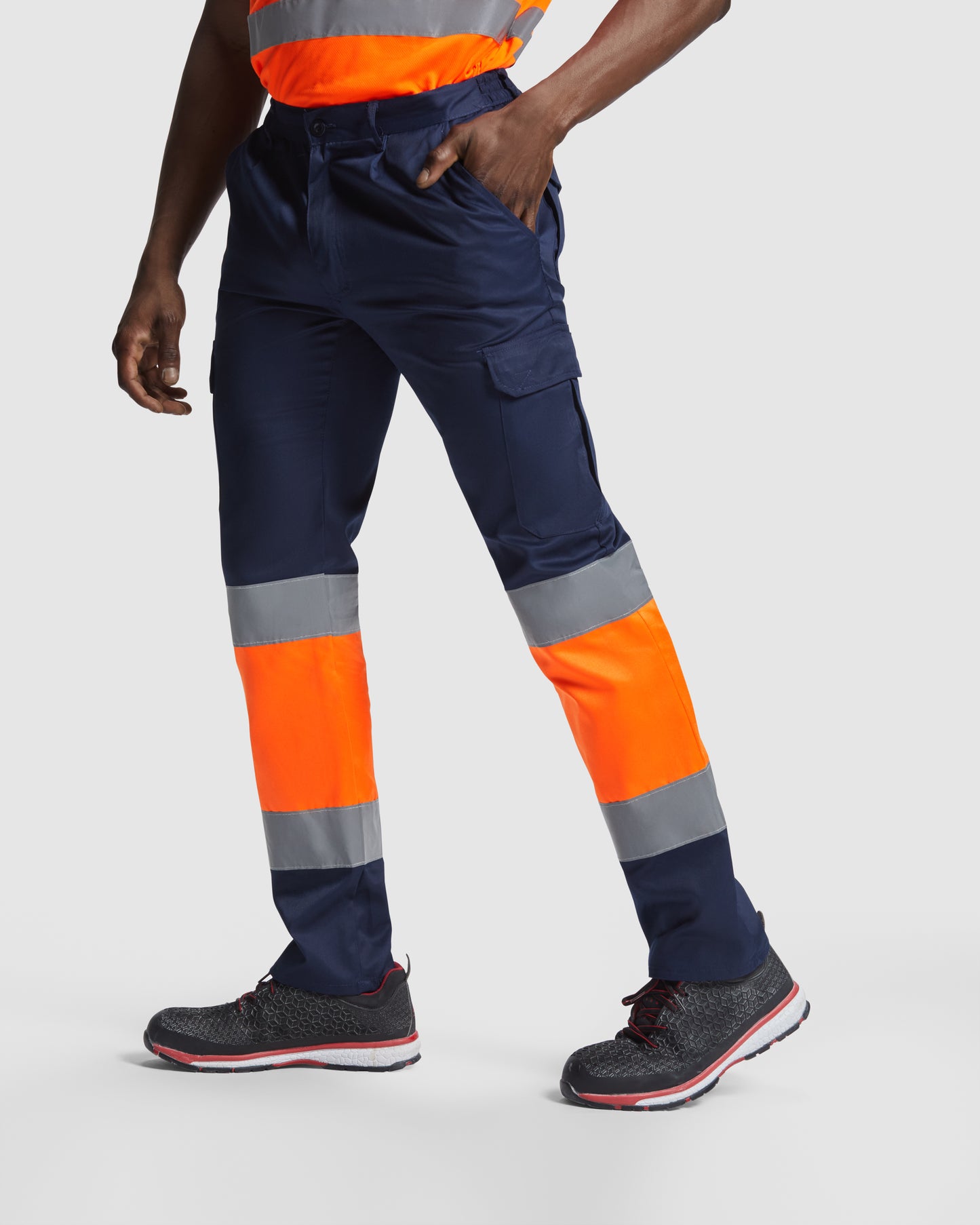Pantalon multi-poches haute visibilité